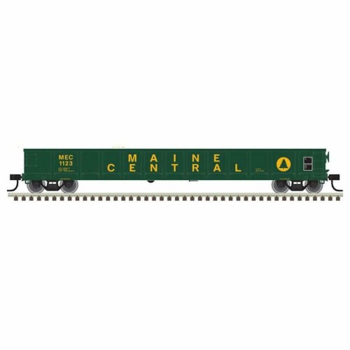 Atlas ATL20005447 HO Evans Gondola MEC No.1170 Model Train - Green, Yellow & Black Perspective: front