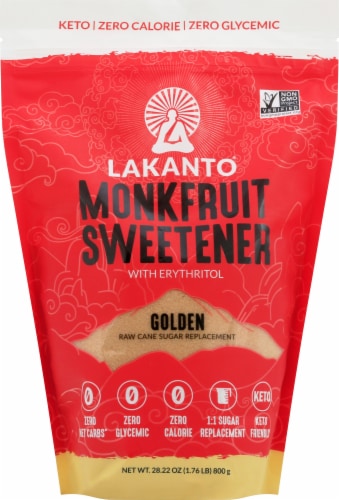 Lakanto Golden Monk Fruit Sweetener Perspective: front