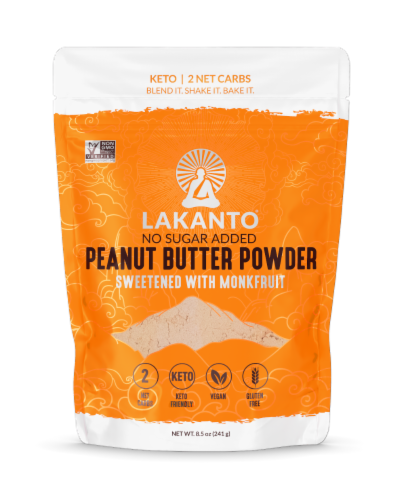 Lakanto Peanut Butter Powder Perspective: front