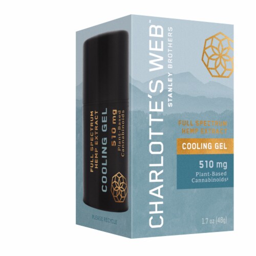 Charlotte's Web™ Full Spectrum Hemp Extract Cooling Gel Perspective: front
