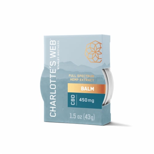 Charlotte's Web™ Full Spectrum Hemp Extract Balm Perspective: front