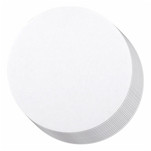 12-Pack Round Cake Boards, Cardboard Cake Circle Bases, 10 Inches Diameter, White Perspective: front