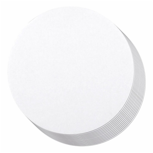 12-Pack Round Cake Boards, Cardboard Cake Circle Bases, 12 Inches Diameter, White Perspective: front