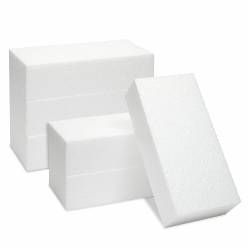 Styrofoam Blocks, 8 x 4 x 2 White - MICA Store