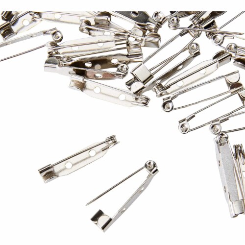 200-Pack Bar Pins Brooch Pin Backs, Safety Clasp for Badge Crafts & DIY, 2  Holes, PACK - Harris Teeter