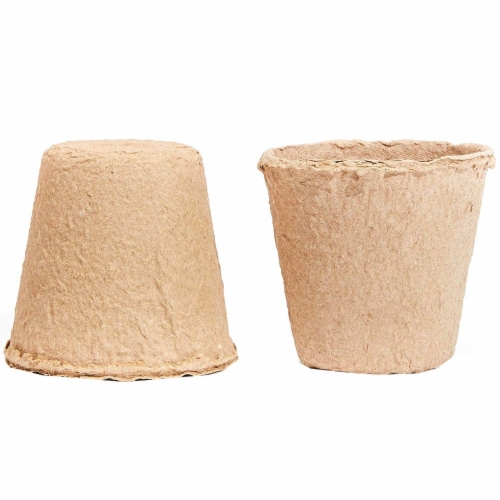 Juvale Peat Pots for Seedlings (192 Pack) Round, 3 Inches Perspective: front