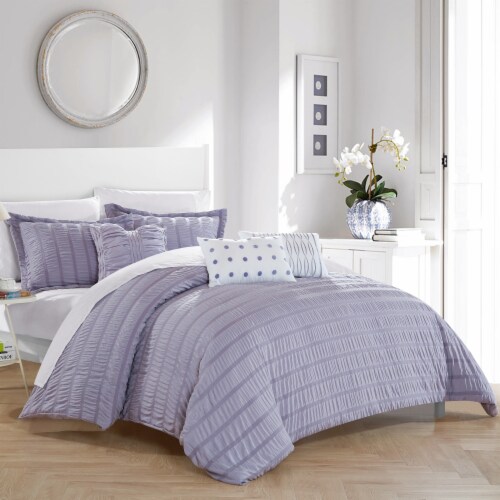Lavender bed discount set queen