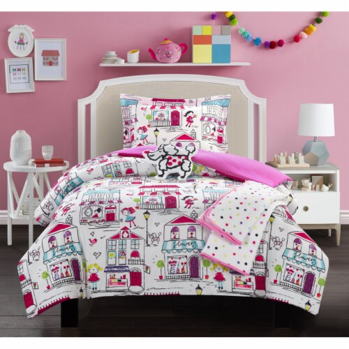 Chic Home 5 Or 4 Piece Comforter Set Youth Design Bedding Throw Blanket Decorative Pillow S full Mariano s