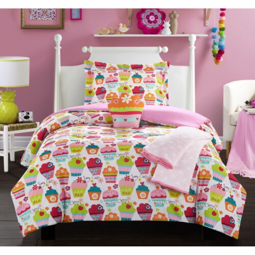 Chic Home 5 Or 4 Piece Comforter Set Youth Design Bedding Throw Blanket Decorative Pillow S twin King Soopers