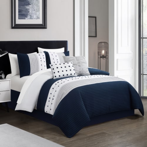 Navy on sale comforter set