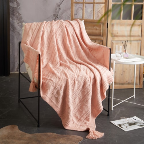 Blush plush blanket 2025