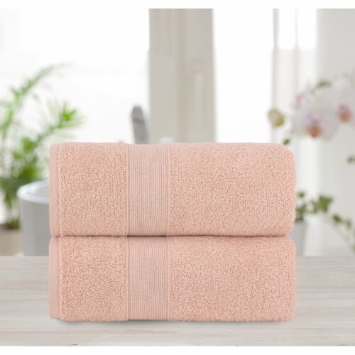 Chic Home Luxurious 2-Piece 100% Pure Turkish Cotton Bath Sheet Towels, 30  x68 , Woven Dobby, 1 unit - Kroger