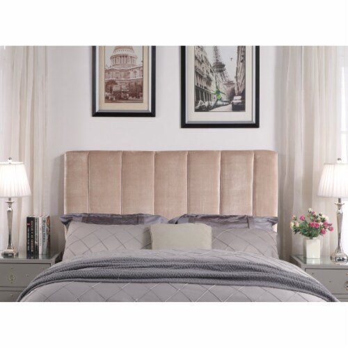 Modern velvet headboard discount