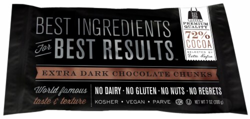 Estee Kafra Extra Dark Chocolate Chunks Perspective: front