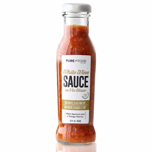 Kedem Pure Food White Wine Sauce Perspective: front