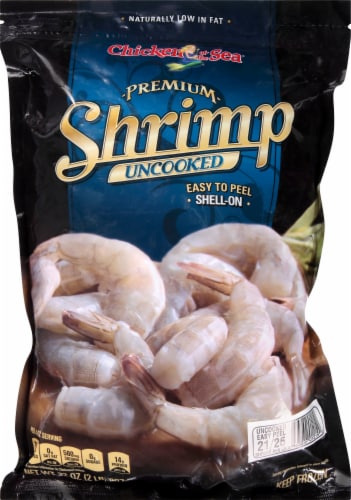 Chicken of the Sea Premium Shrimp Uncooked Perspective: front