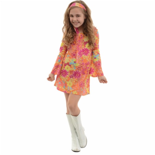 Underwraps UR26224SM Girls Flower Costume - Small - Size 4-6 Perspective: front