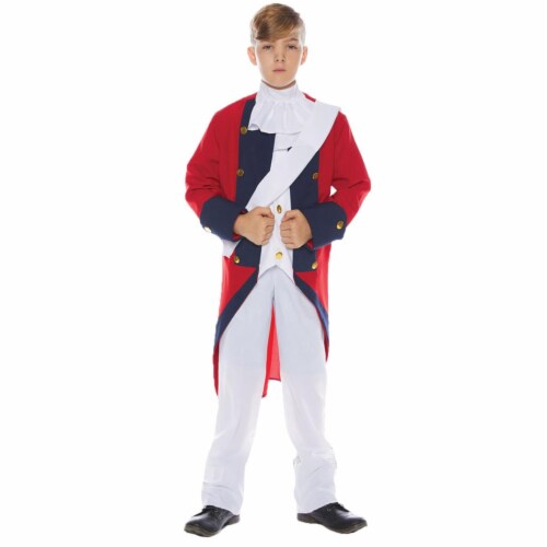 Morris Costumes UR25718LG Redcoat Soldier Child Costume, Large 12-14 Perspective: front