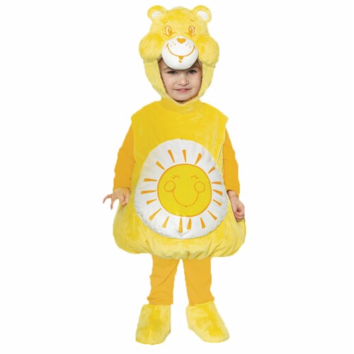 Morris Costumes UR27599LG Care Bears Funshine Toddler Costume, Size 2T-4T Perspective: front