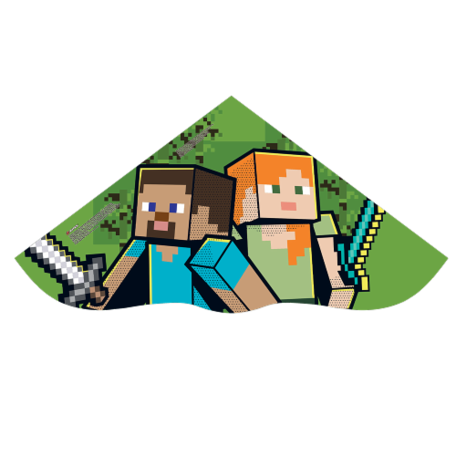 X Kites® SkyDelta Minecraft Kite Perspective: front