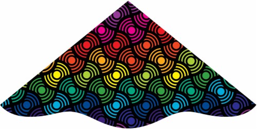 X Kites® DLX Delta Circles Kite Perspective: front