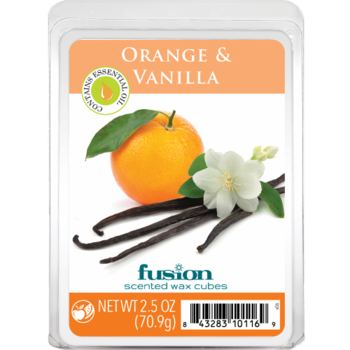 Fusion™ Scented Wax Cubes Orange & Vanilla Perspective: front