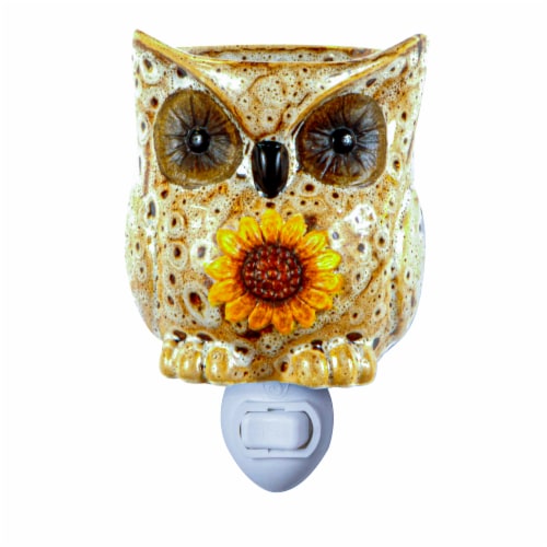 Oak & Rye Spotted Owl Mini Wax Warmer Perspective: front