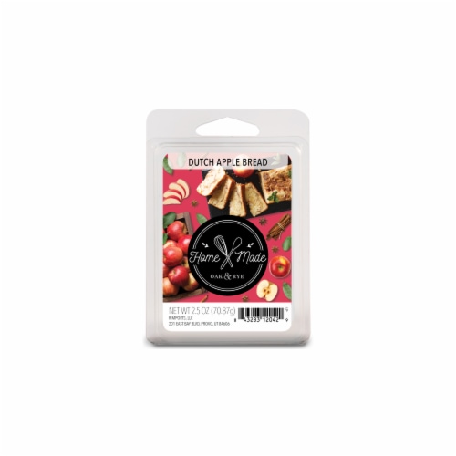 Oak & Rye® Homemade Dutch Apple Bread Scented Wax Cubes Perspective: front