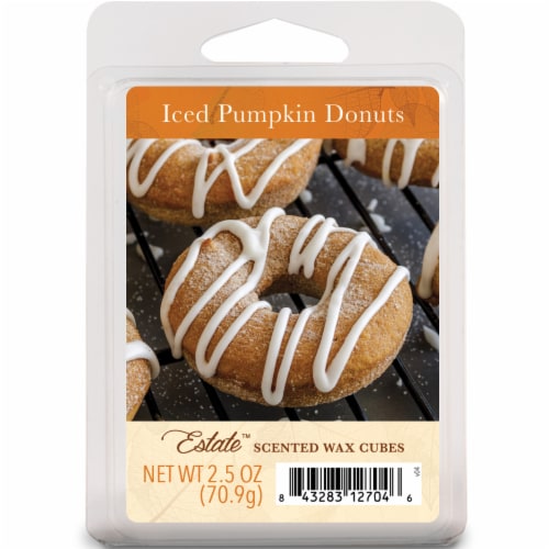 Oak & Rye Estate™ Iced Pumpkin Donuts Wax Cubes Perspective: front
