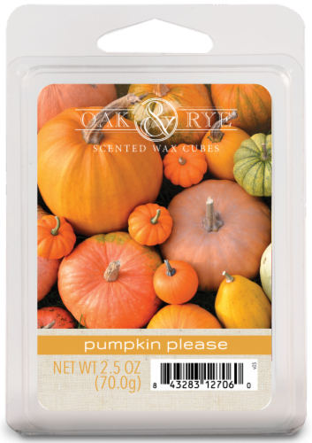 Oak & Rye Pumpkin Please Wax Cube Perspective: front