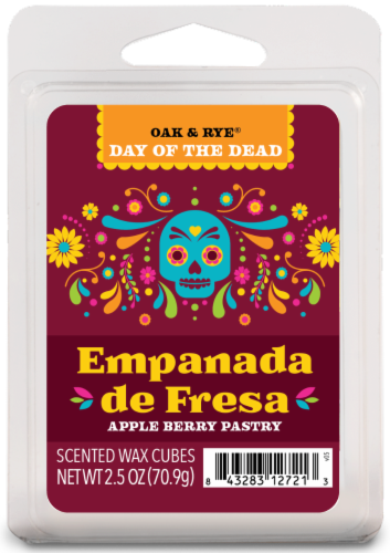 Oak & Rye Apple Berry Pastry Scented Wax Cubes Perspective: front