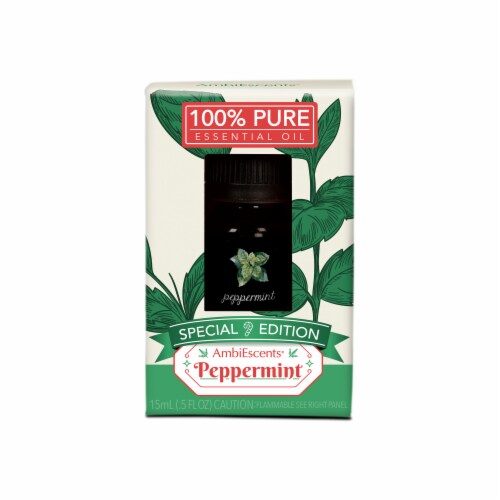 AmbiEscents™ Special Edition Peppermint 100% Pure Essential Oil Perspective: front