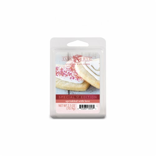 Oak & Rye Sprinkled With Love Scented Wax Cubes Perspective: front