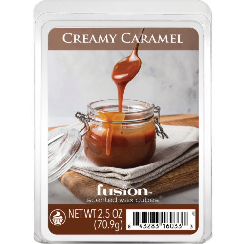 Fusion™ Scented Wax Cubes Creamy Caramel Perspective: front