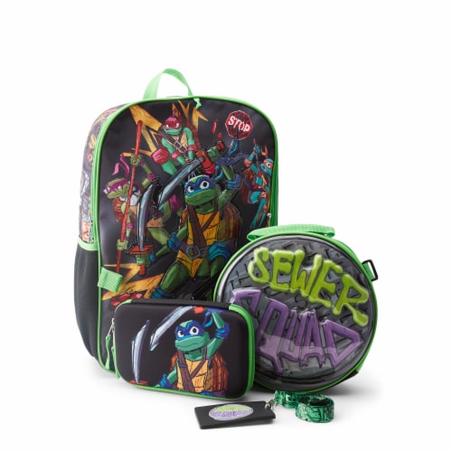 Teenage Mutant Ninja Turtles Boys 17 4 Piece Backpack Set with Lunch Bag Black 1 Smith s Food and Drug