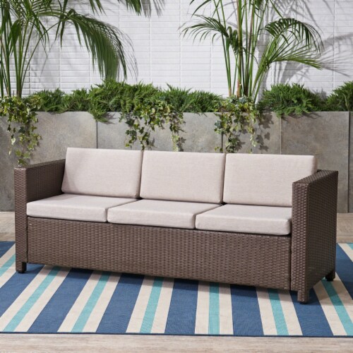 3 seat online outdoor wicker sofa