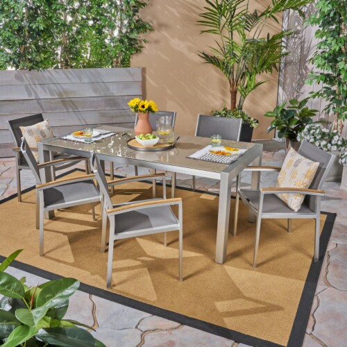 Mesh outdoor hotsell dining sets