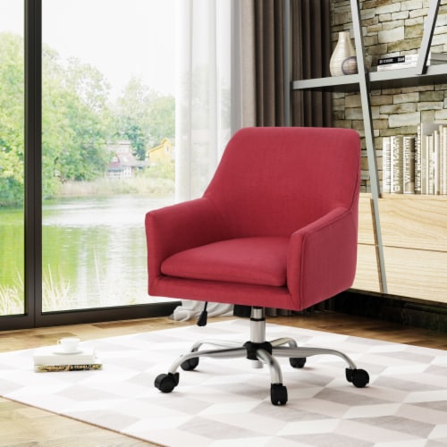 Mid century clearance upholstered desk chair