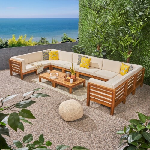 Ravello Outdoor U Shaped Sectional Sofa