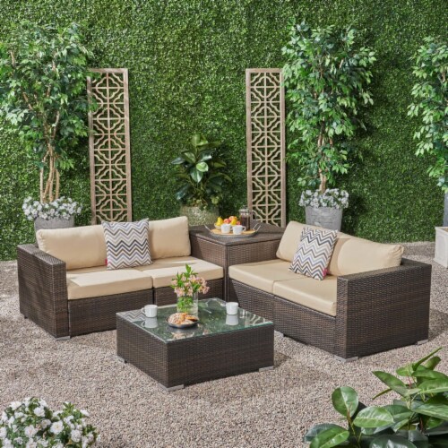 Sunbrella store ottoman cushions