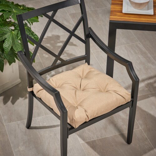 Tufted Outdoor Dining Chair Cushion