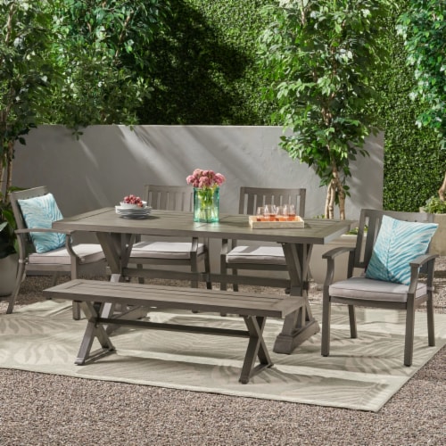 Aluminum clearance dining bench