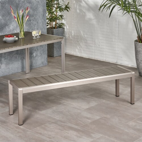Aluminum clearance dining bench