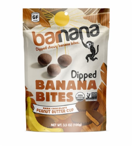 Barnana® Gluten Free Peanut Butter Cup Banana Bites Perspective: front