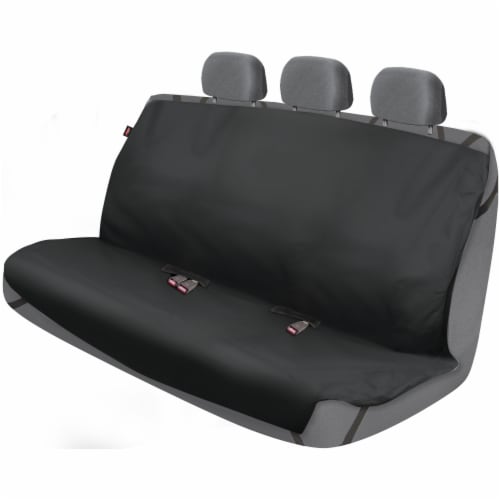 Who-Rae HD Rear Bench Protector - Black Perspective: front