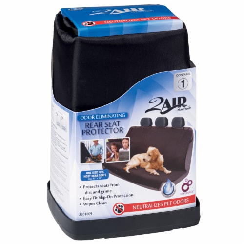 2Air Seat Protector - Black Perspective: front