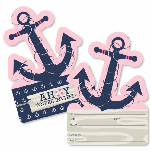 Big Dot of Happiness Ahoy - Nautical Girl - Shaped Fill-in