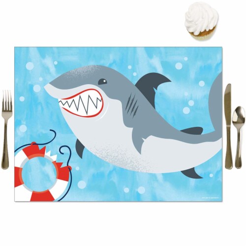 Big Dot of Happiness Shark Zone - Party Table Decorations - Jawsome Party  Placemats - 16 Ct, 16 Count - Kroger