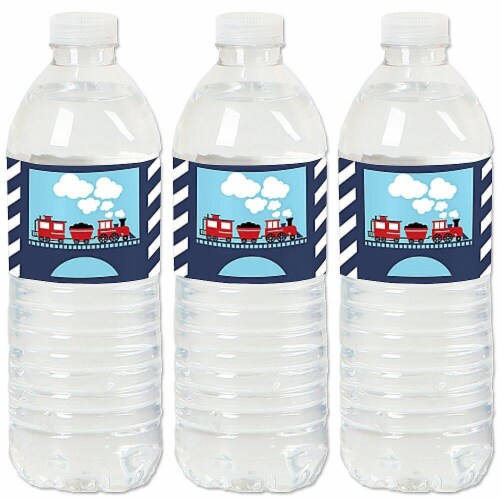 Big Dot of Happiness Railroad Party Crossing - Steam Train Water Bottle  Sticker Labels 20 Ct, 20 Count - Kroger