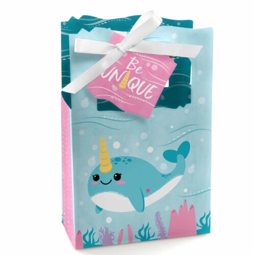 Big Dot of Happiness Narwhal Girl Under The Sea Baby Shower